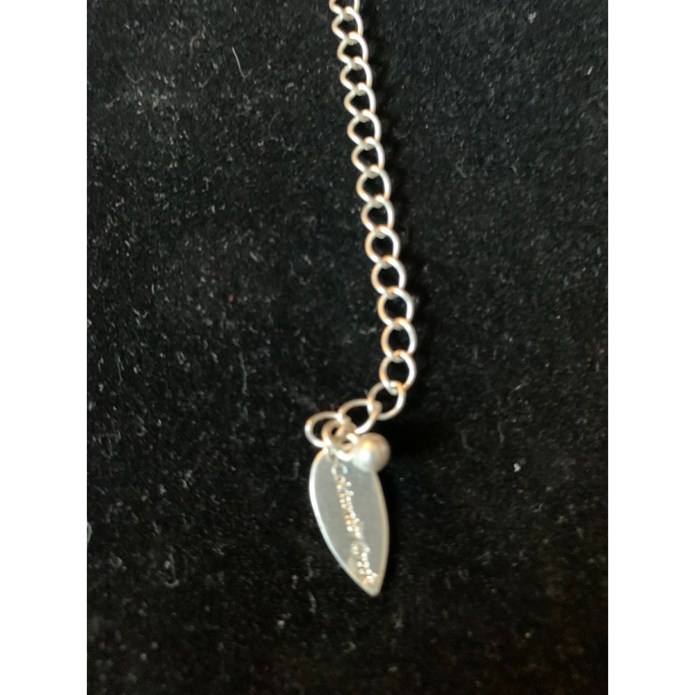 Coldwater Creek Silver Tone with Silver Petals Necklace - Picture 2 of 2